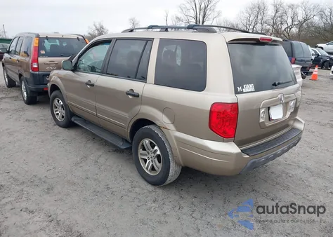 2004 Honda Pilot Ex-L из США, поврежденный, VIN 2HKYF18604H538187